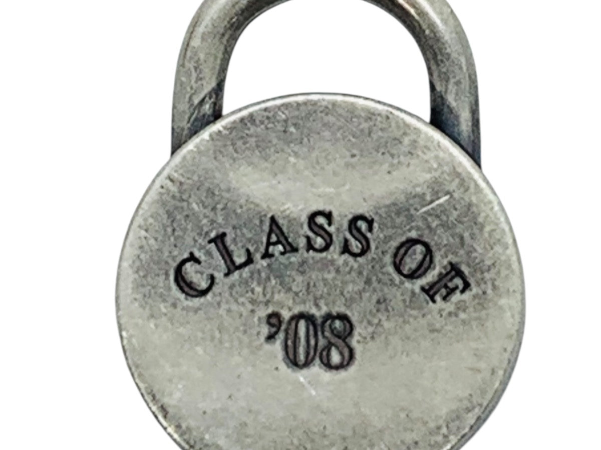 Tiffany & Co .925 "Class Of '08" Circle Padlock Charm