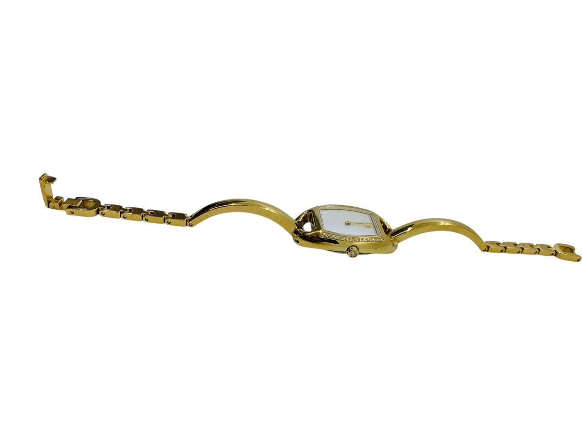 Movado Miri Ladies Diamond Gold Tone Quartz Watch Mother Of Pearl