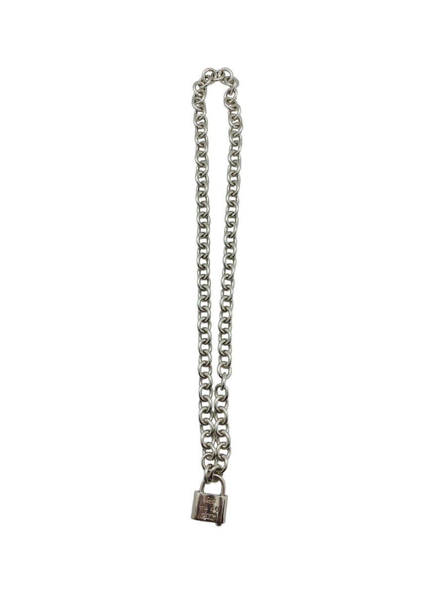 Tiffany & Co 1837 Padlock Rolo Chain Necklace In Sterling Silver 16"
