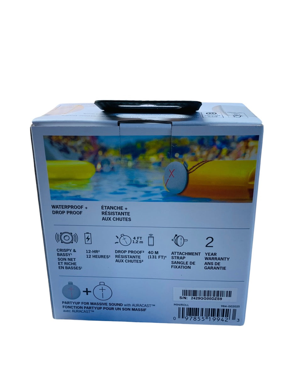 Ultimate Ears - MINIROLL Waterproof Bluetooth Speaker - Revive Gray