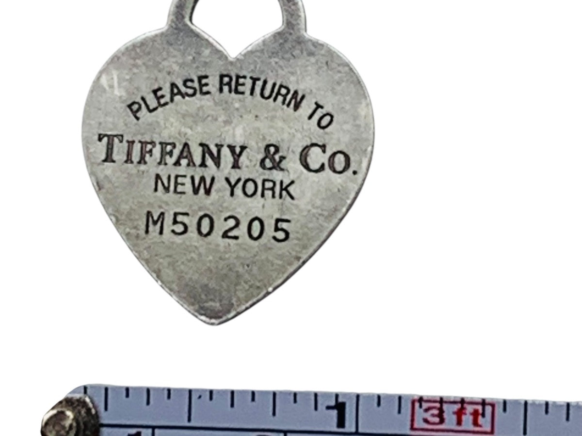 Tiffany & Co .925 Return To Tiffany New York Heart Charm 7.5 Grams
