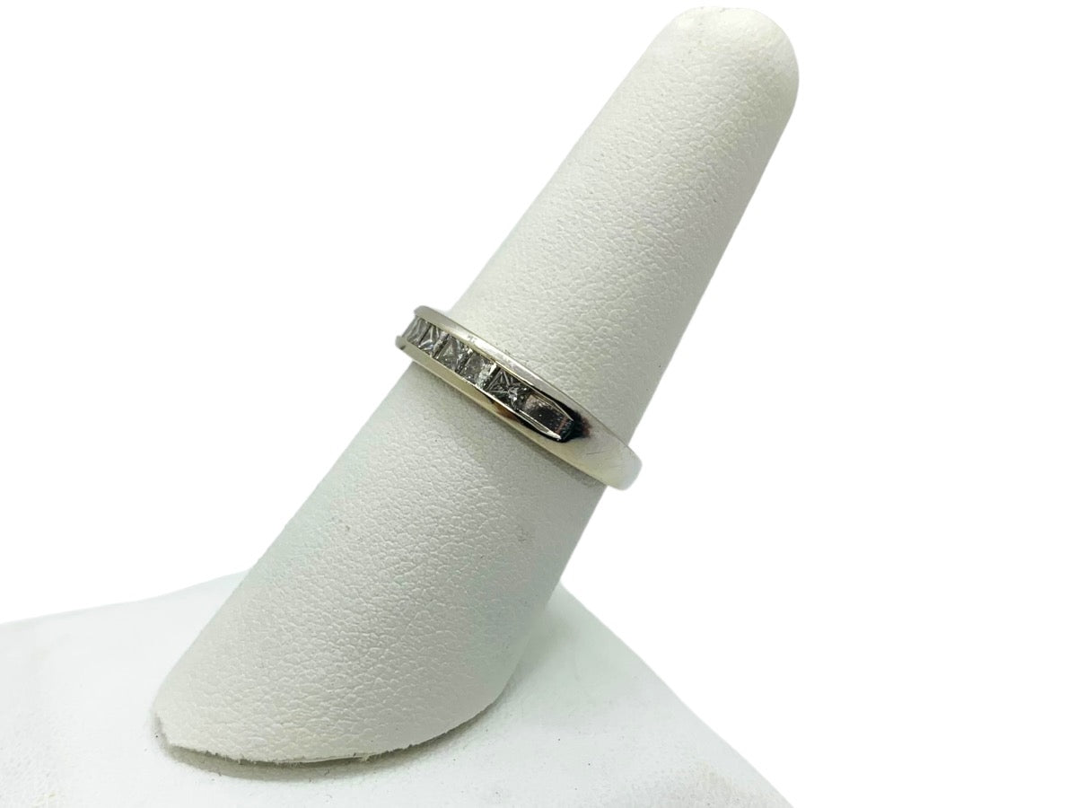 Pre-Owned 14K White Gold Diamond Wedding Band - .70TCW - Size 7.25 - 4.5g