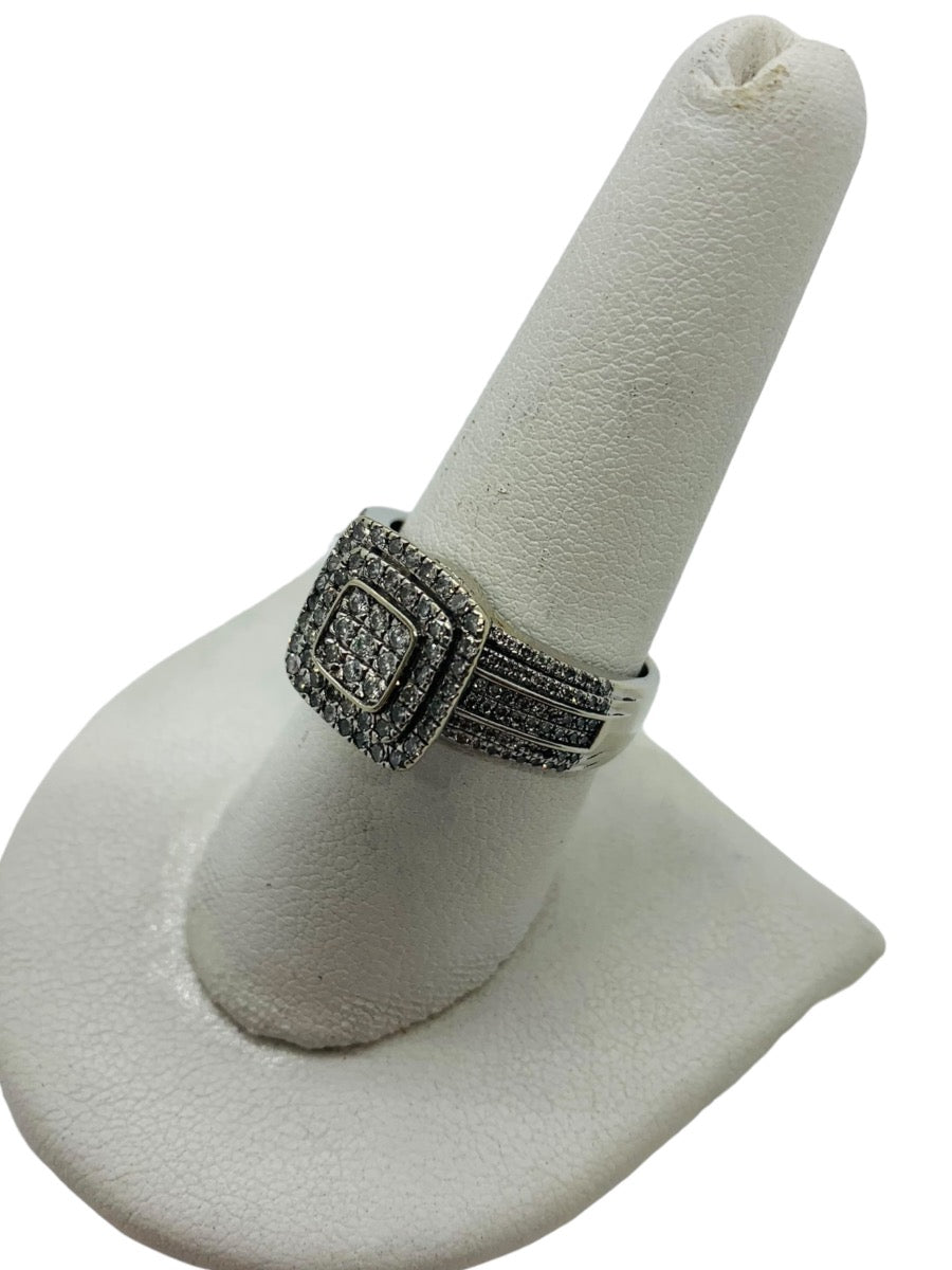 10K White Gold Lady's Ring 176 Dias | 1.76 CTW | 4.5 | Size 9.25