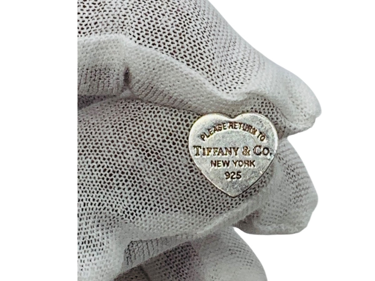 Tiffany & Co .925 Return To Tiffany Heart Stud Earrings 2.9 Grams