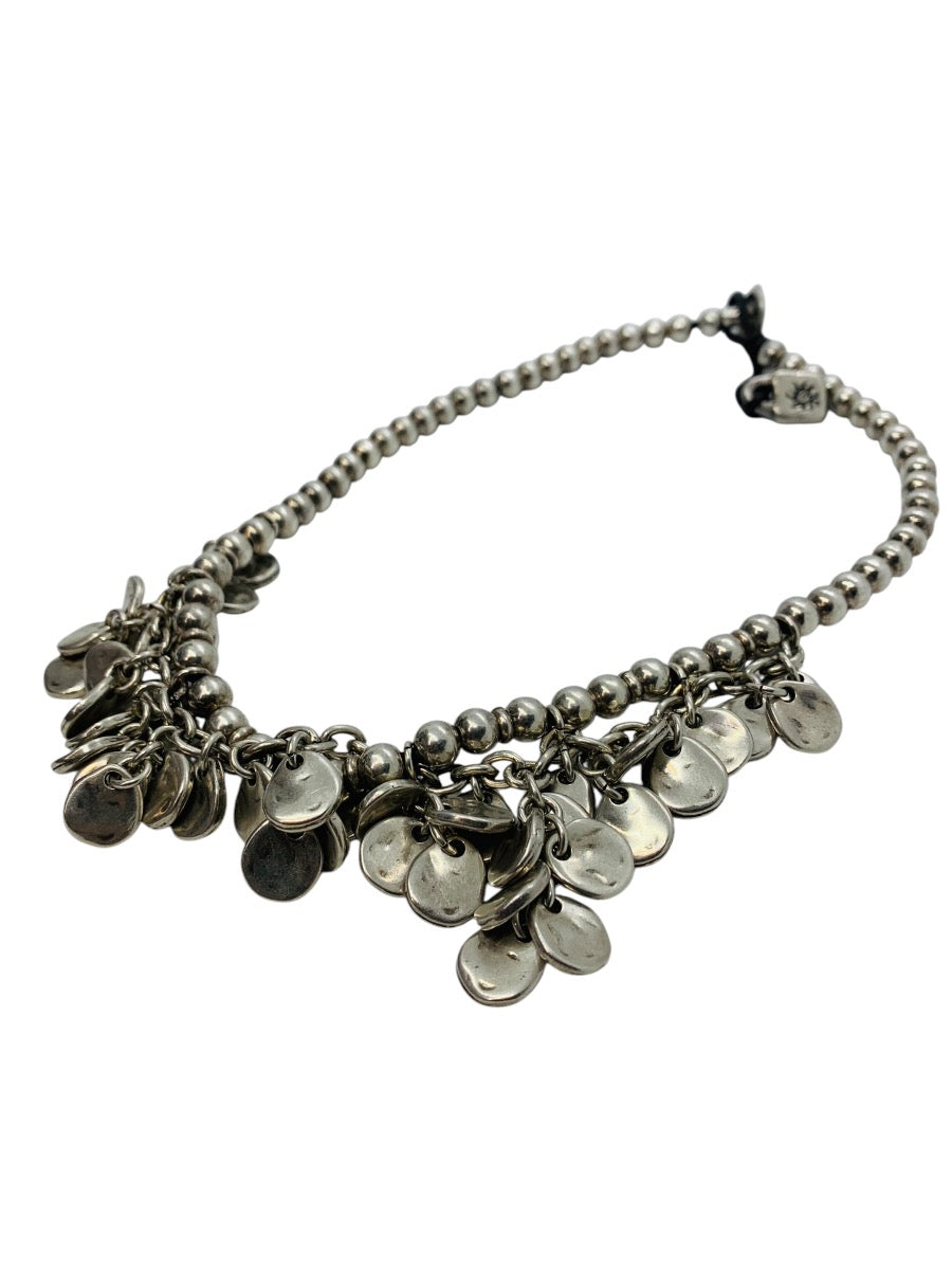 Uno De 50 Silver Dangling Necklace 99.4 Grams | 17" Length