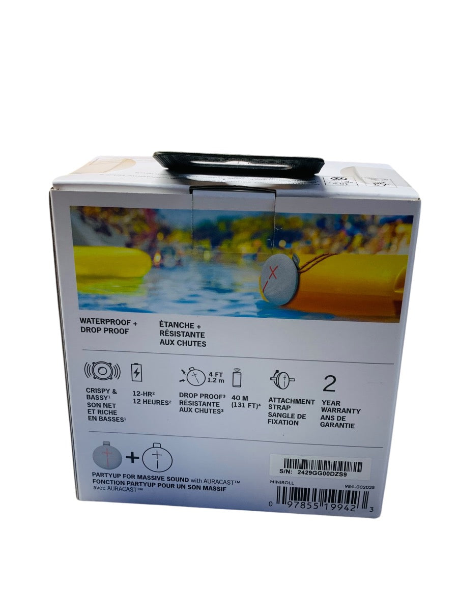 Ultimate Ears - MINIROLL Waterproof Bluetooth Speaker - Revive Gray