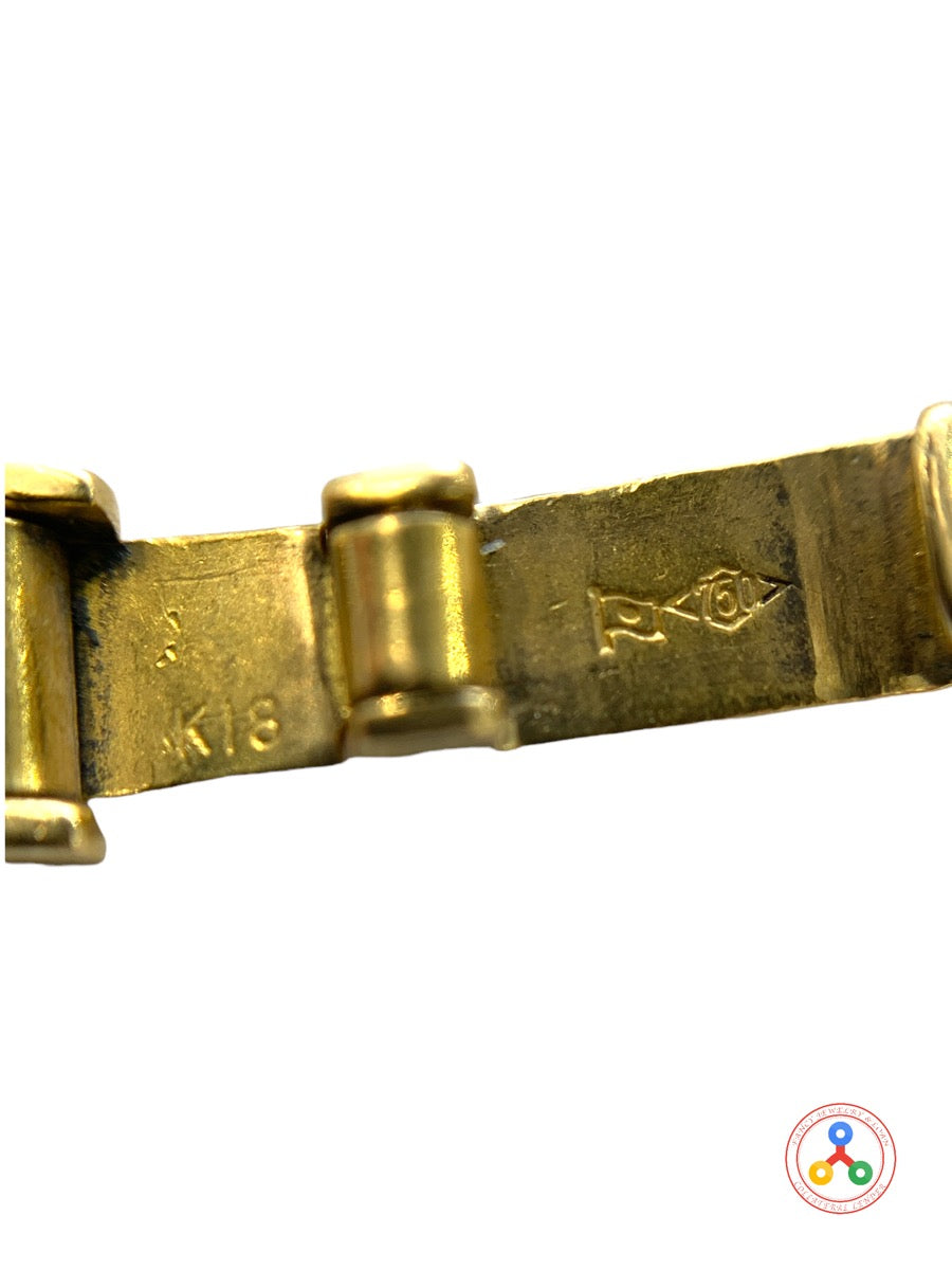 18K Yellow Gold Curb Design Bracelet 19.2 Grams | 8" Length | 5.1mm Width