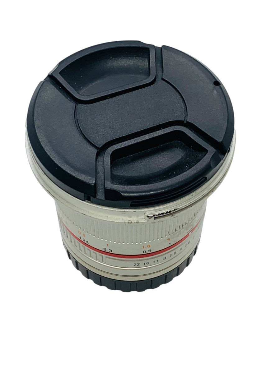 Rokinon 12mm 1:2.0 NCS CS Camera Lens- Silver