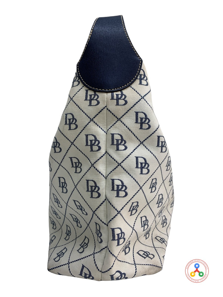 Dooney & Bourke Checkered Medium Lady's Bag "DB" Quilted 12"x 12"x 5"