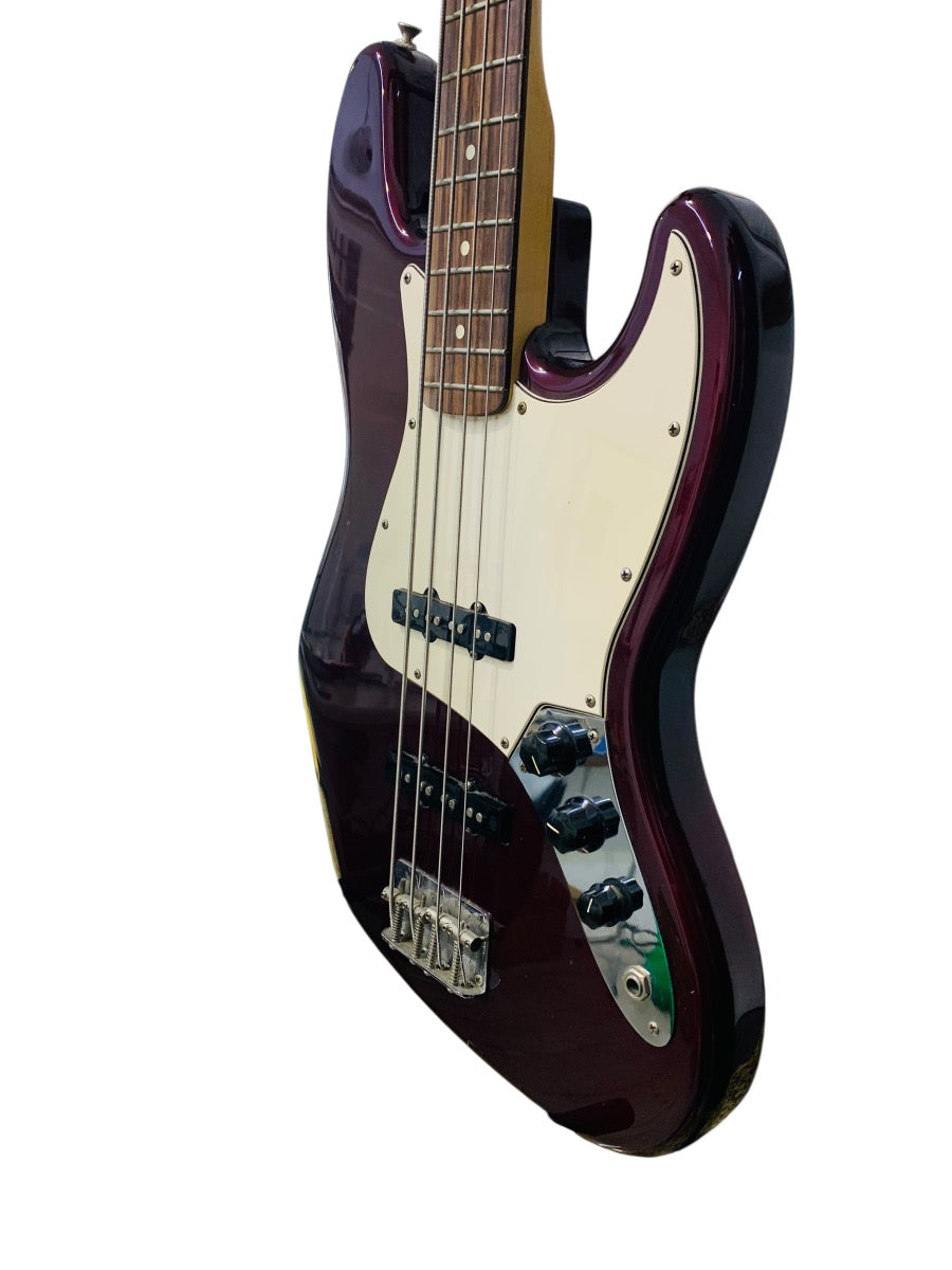 Fender 2005 Jazz Bass 4-String Bass Midnight Wine Made in Mexico Electric Bass