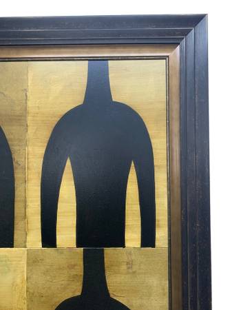 Black Shirts Headless Art Portraits 81" x 45" (New) (LOCAL ONLY)