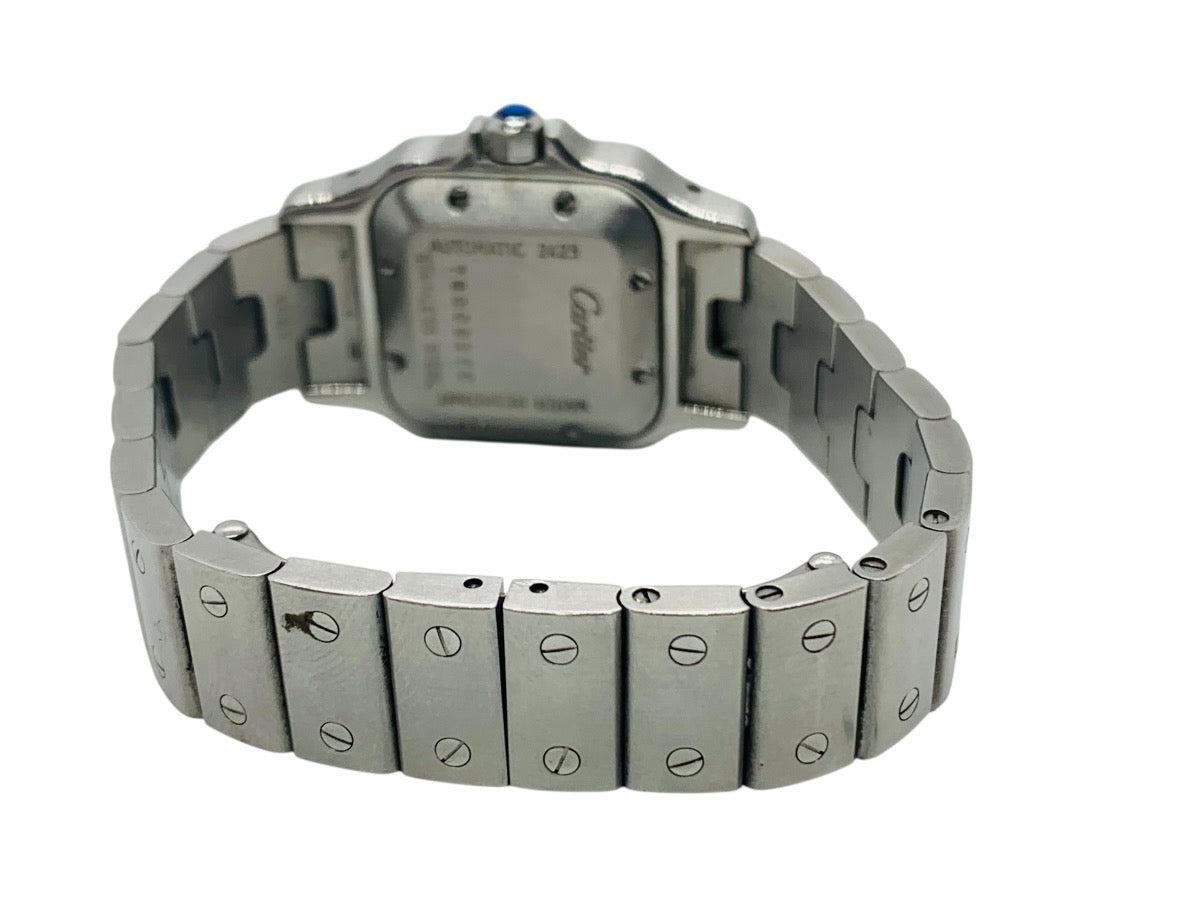 Cartier Santos Galbee 2423 Stainless Steel Automatic Silver Roman Dial 24mm