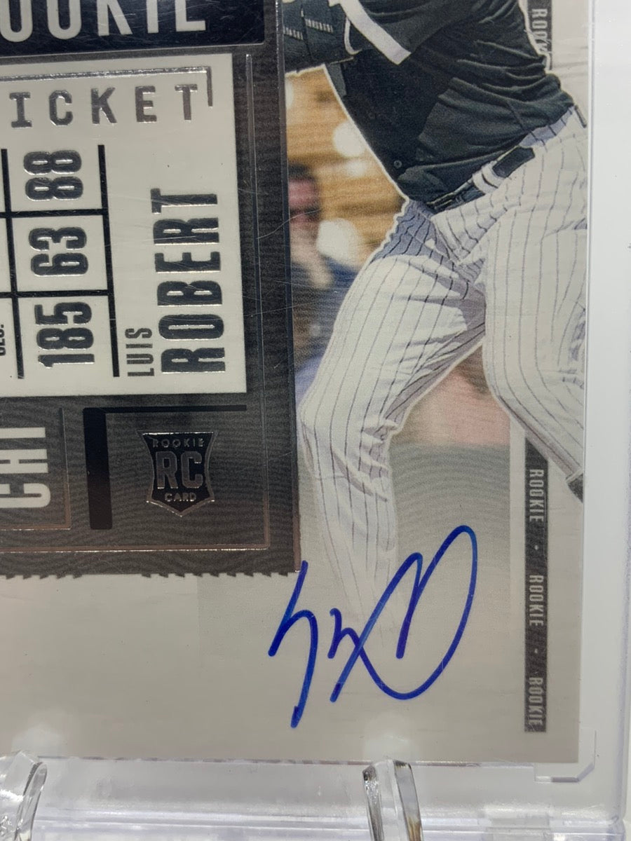 2020 Panini Contenders Luis Robert Rookie Card Ticket No.119 Chicago