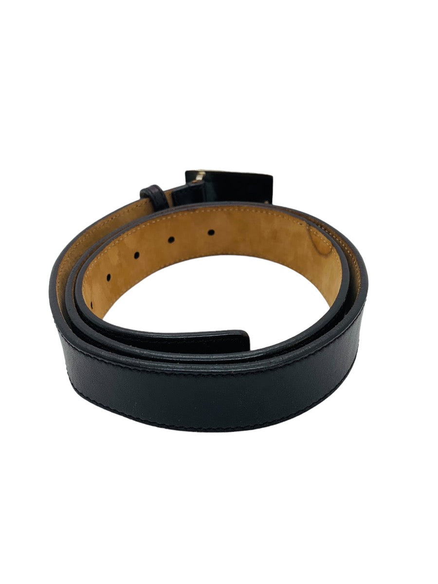 Gucci Belt Leather Brown Solid Color Men's 307988・525040 Size (95・38)