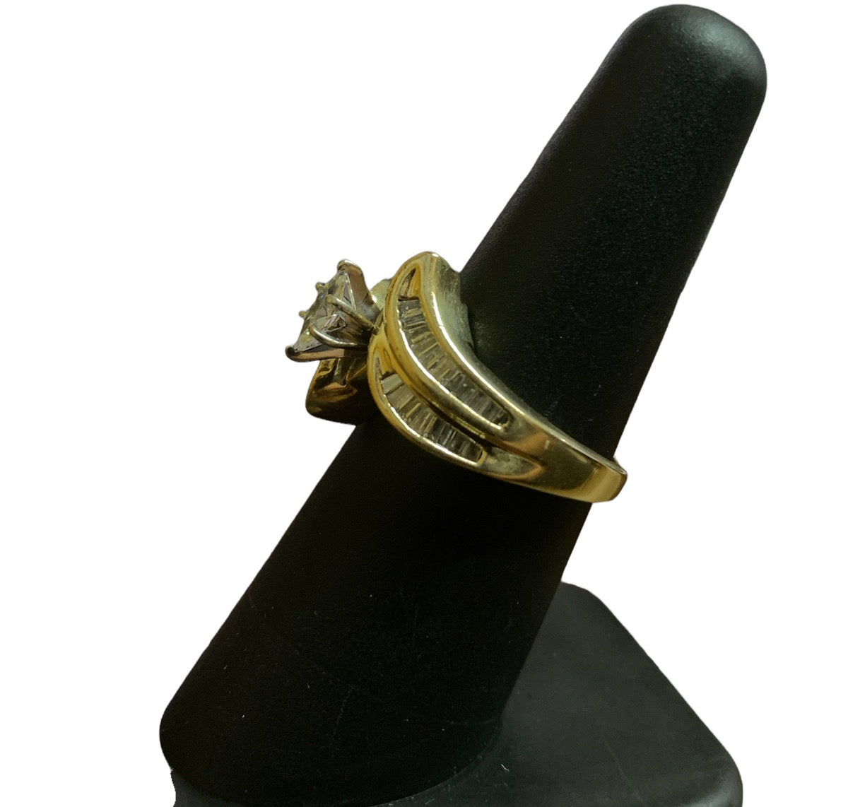 14K Yellow Gold Women's Diamond Ring (0.37CTW) 6.7g Size 7