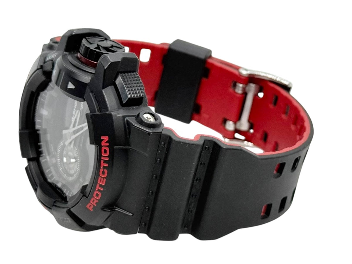 Casio G-Shock Analog Digital Black/Red Resin GA-400HR Mens Watch