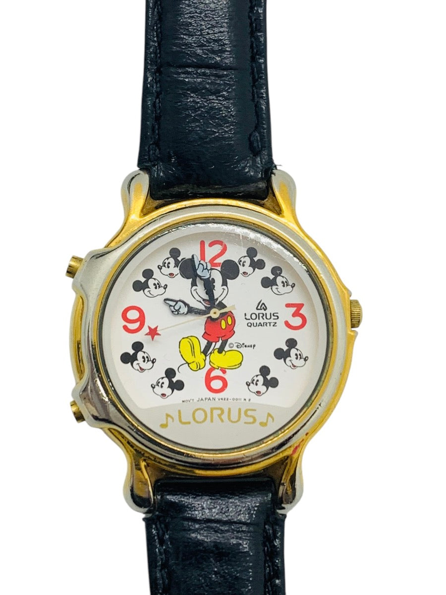 Lorus Quartz Mickey Mouse Watch Model V422-0010 Water Resistant