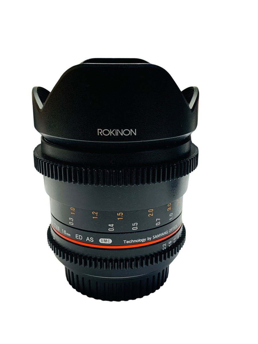 Rokinon 16mm T2.6 ED AS Full Frame Lens for Canon EF Mount