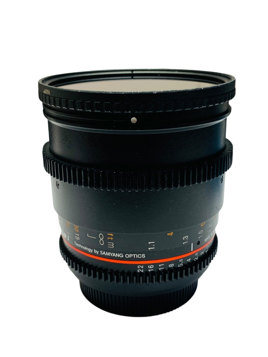 Rokinon 1.5/85mm Cinema Lens T1.5 AS IF UMC II Lens w/ Filter