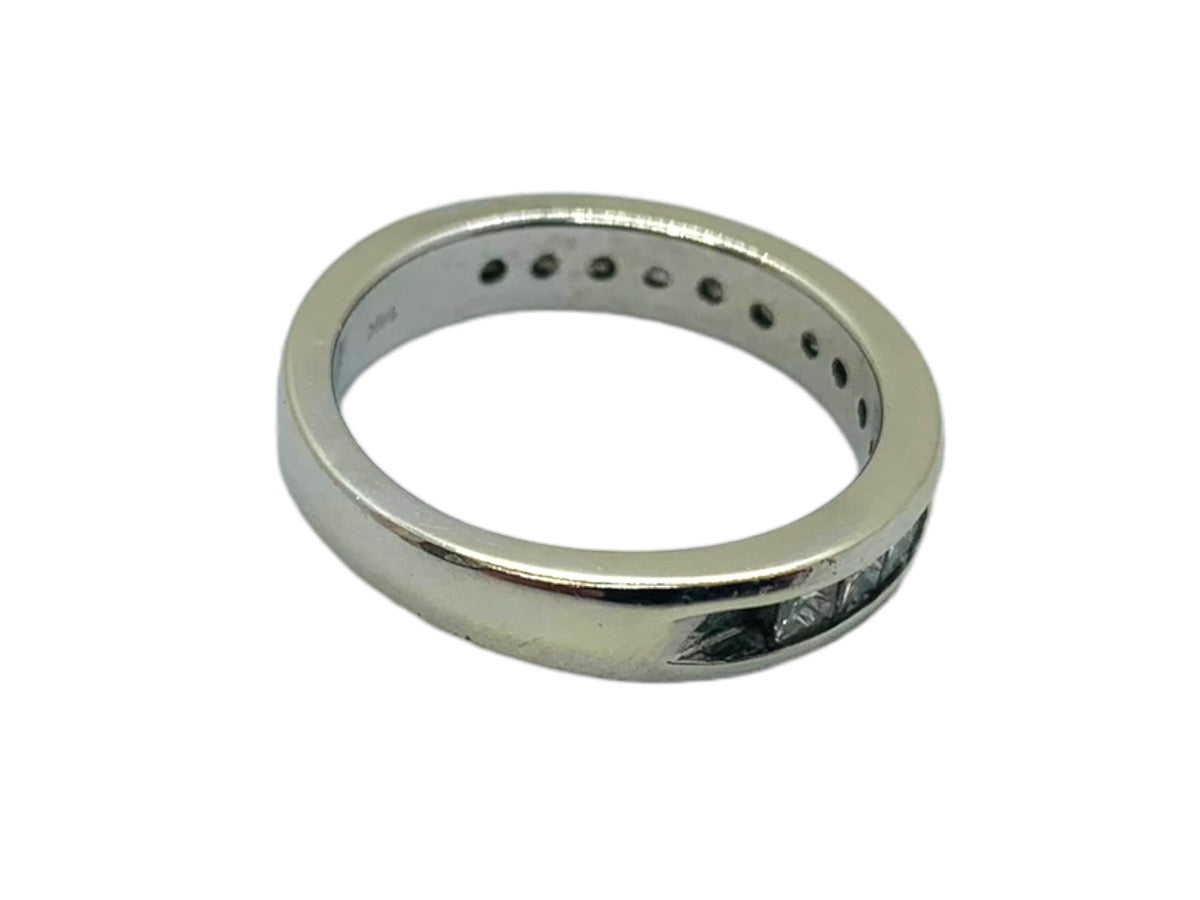 Pre-Owned 14K White Gold Diamond Wedding Band - .70TCW - Size 7.25 - 4.5g