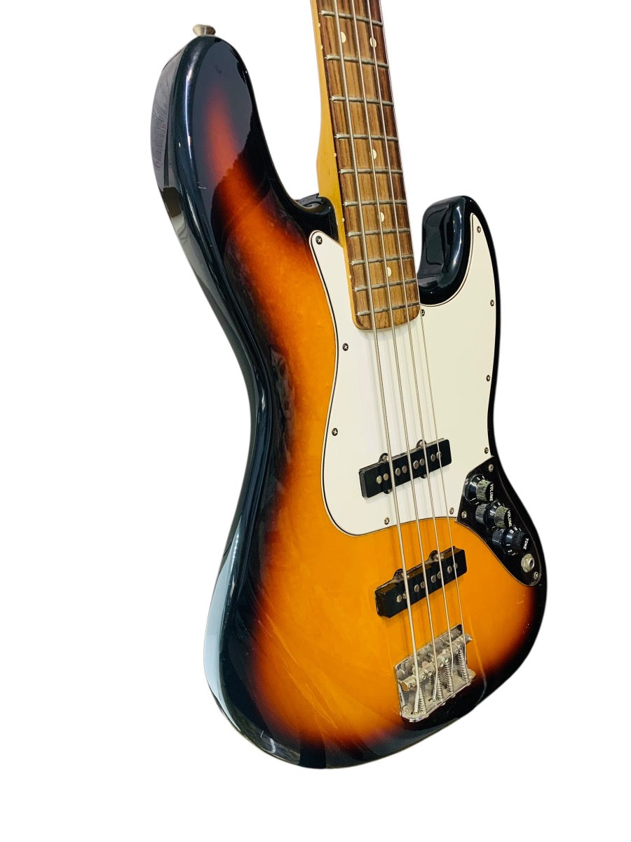 Fender 1998 Jazz Bass 4-String Bass Guitar Sunburst Made in Mexico