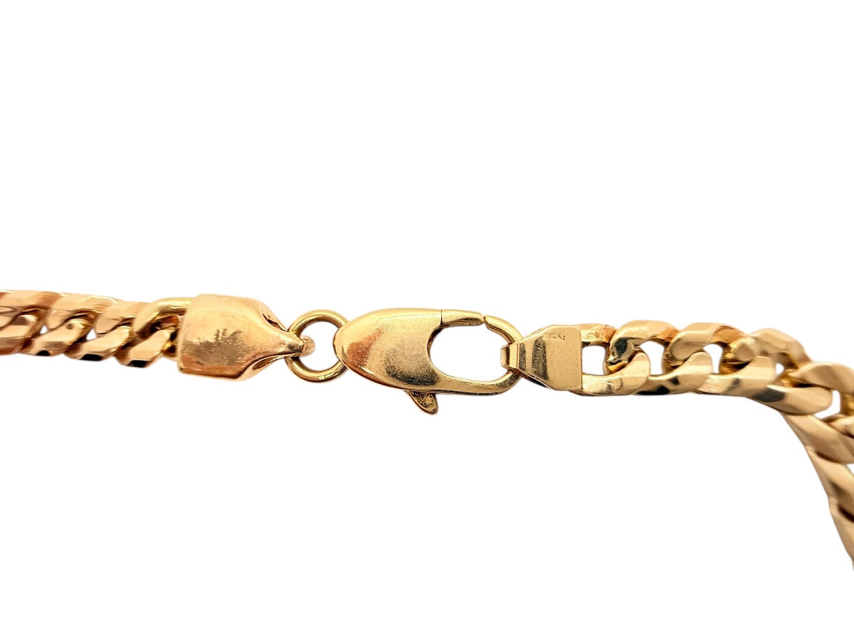 14K Yellow Gold Curb Bracelet - 8" in. Length - 5mm Width - 15.3g