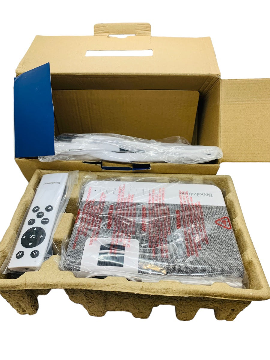 Brookstone CinePlay Projector Kit w/ Control & Screen (Open Box)