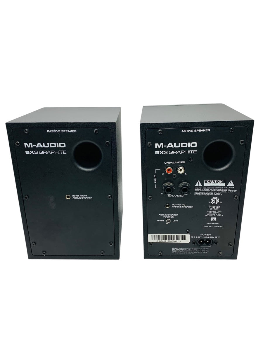 M-Audio BX3 Graphite 3.5-inch Active Studio Monitors