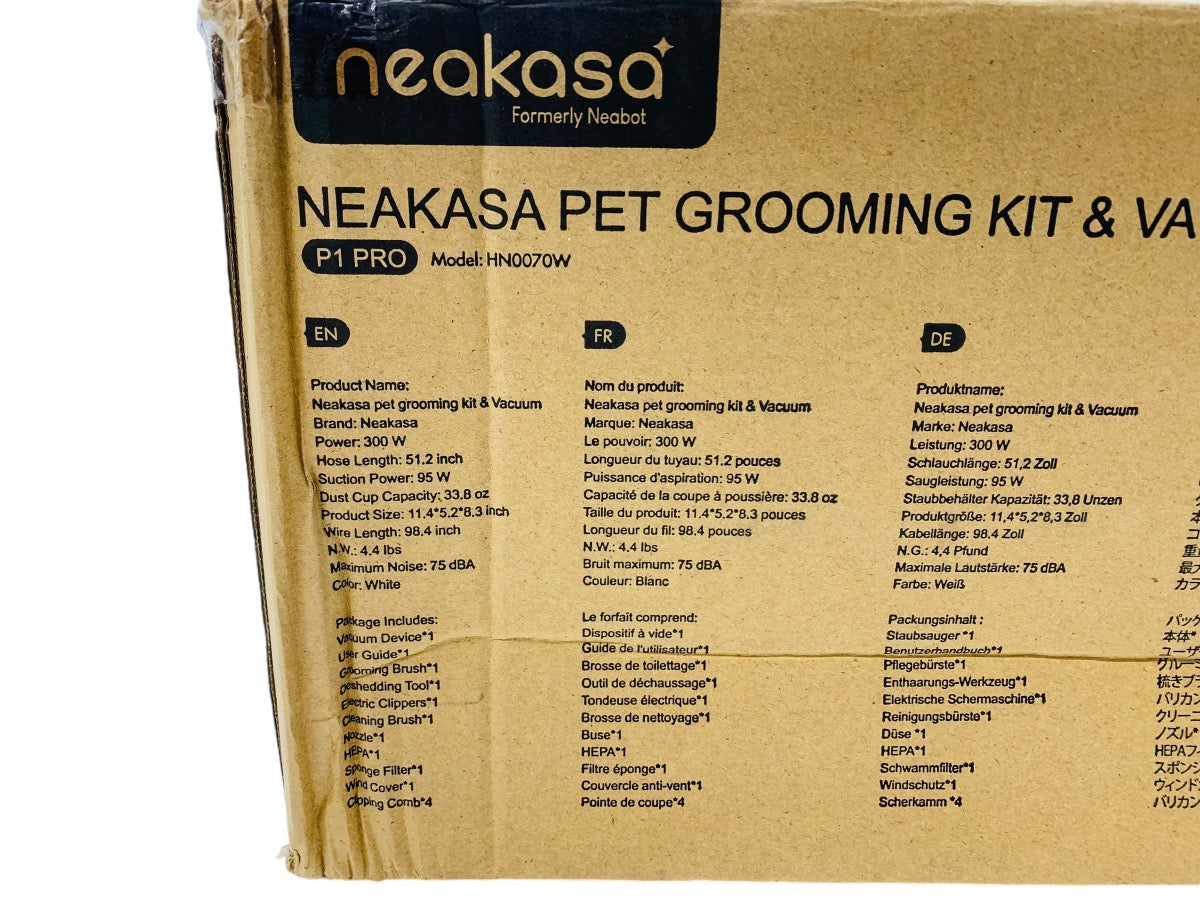 Neakasa / Neabot P1 Pro Pet Grooming Kit & Vacuum (New In Box)