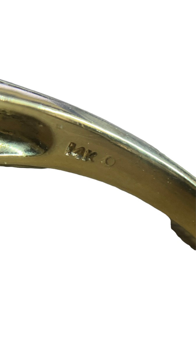 14K Yellow Gold Women's Diamond Ring (0.37CTW) 6.7g Size 7