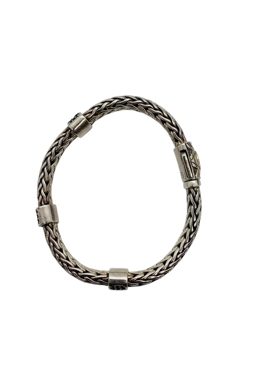 Phillip Gavriel Woven Sapphire Sterling Silver Bracelet 7.5"