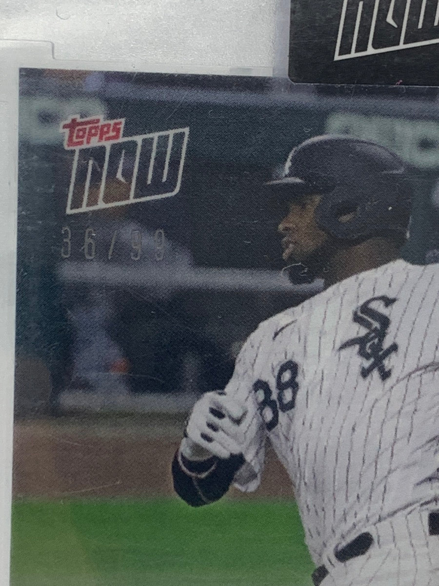 2020 Topps Now Postseason Luis Robert White Sox Wild Card Auto PS-20A