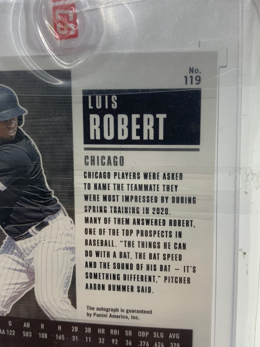 2020 Panini Contenders Luis Robert Rookie Card Ticket No.119 Chicago