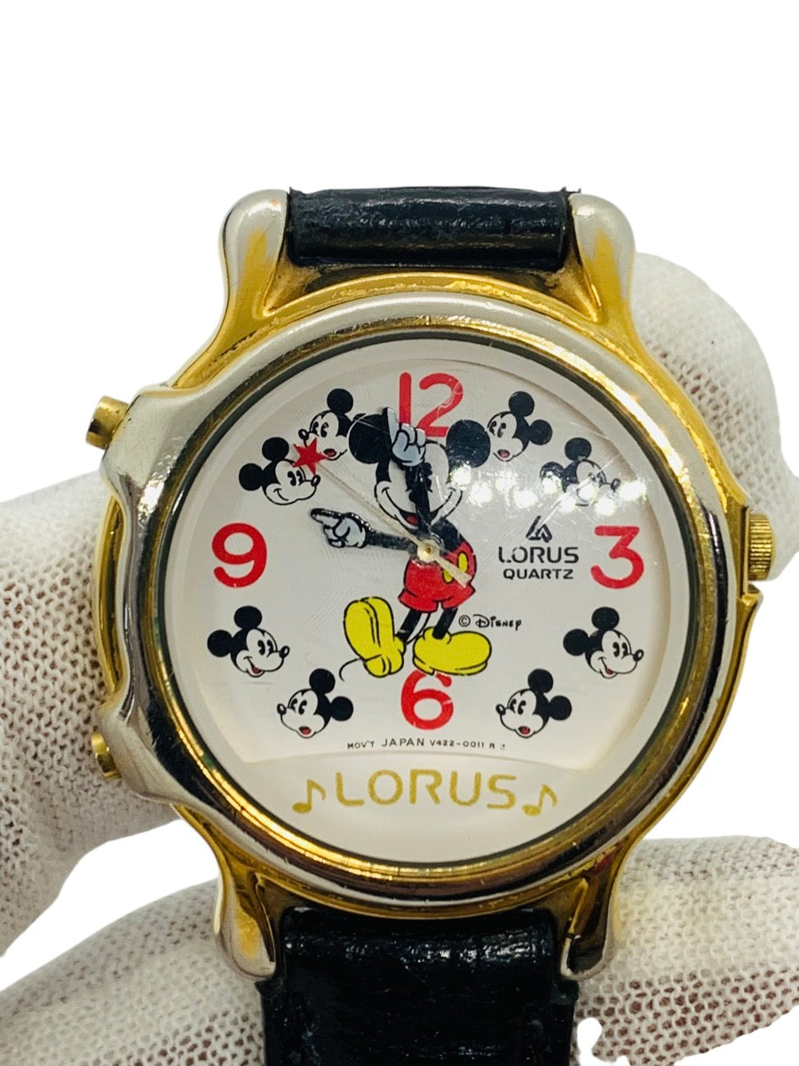 Lorus Quartz Mickey Mouse Watch Model V422-0010 Water Resistant
