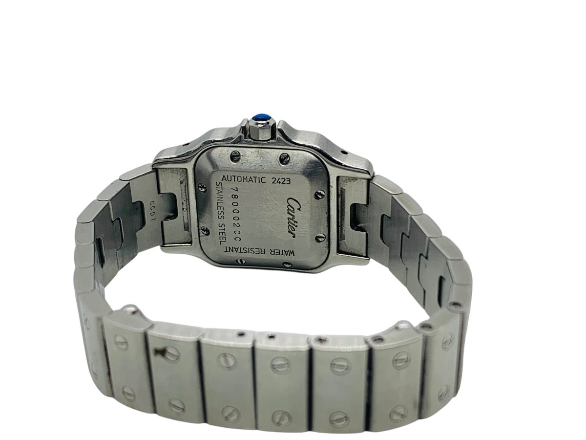 Cartier Santos Galbee 2423 Stainless Steel Automatic Silver Roman Dial 24mm