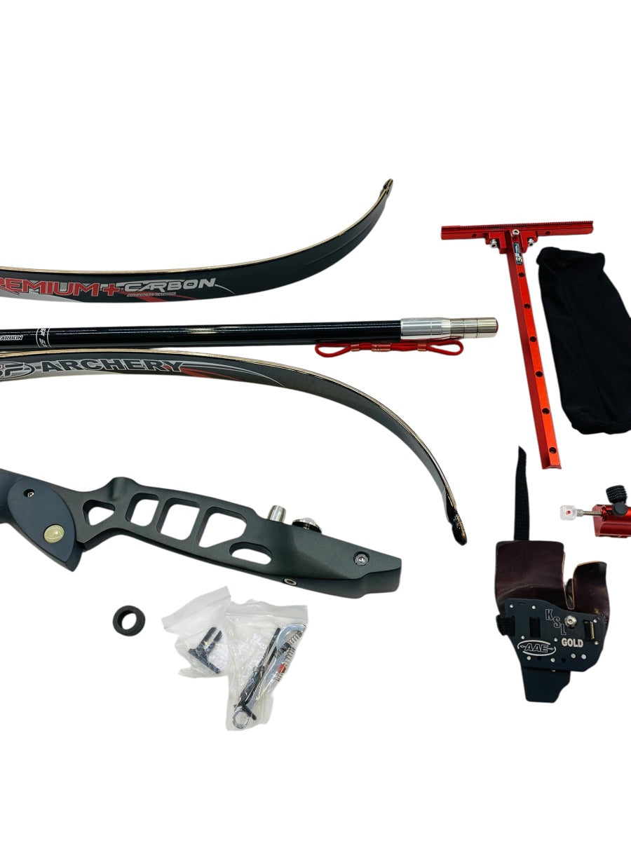 SF Archery Forged + Recurve Bow w/ Premium + Carbon Limbs + Arrows
