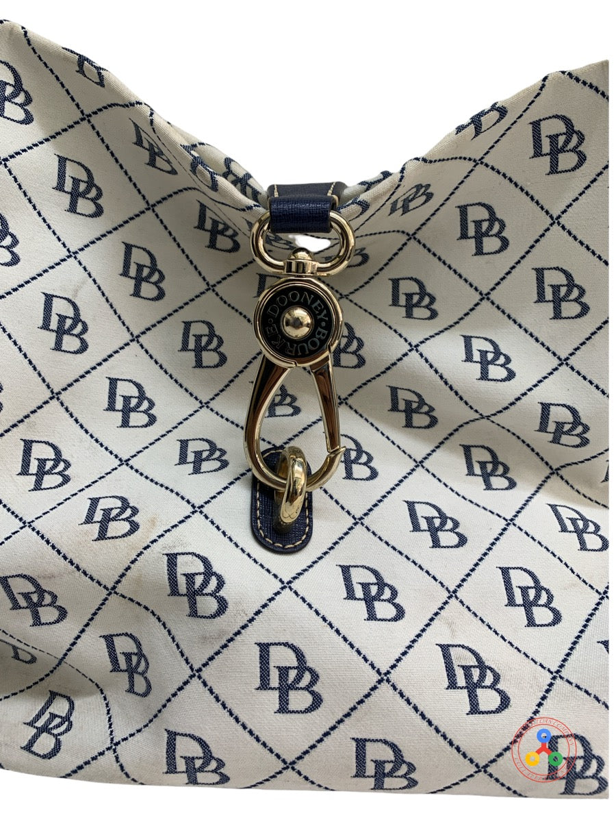 Dooney & Bourke Checkered Medium Lady's Bag "DB" Quilted 12"x 12"x 5"