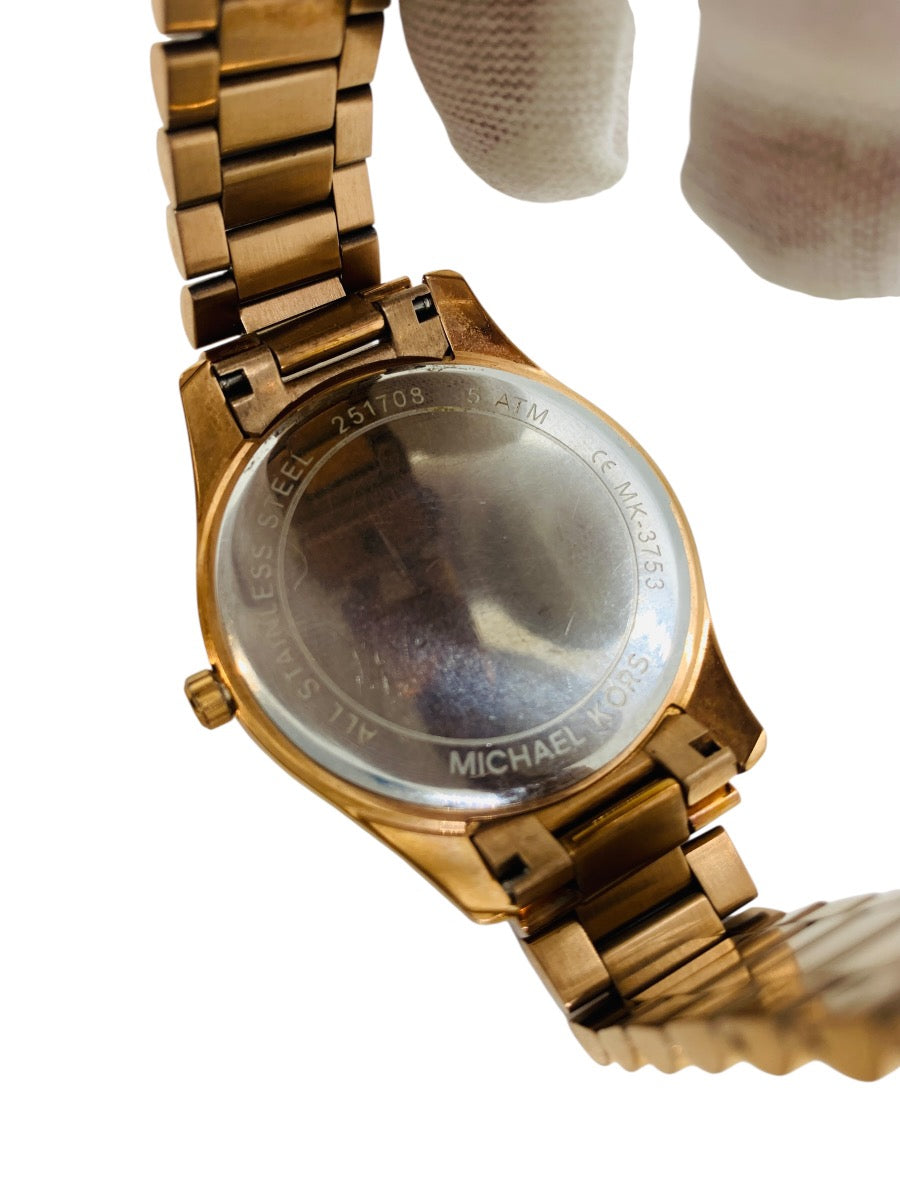 Michael Kors MK-3753 Ladies Gold Tone Quartz Watch