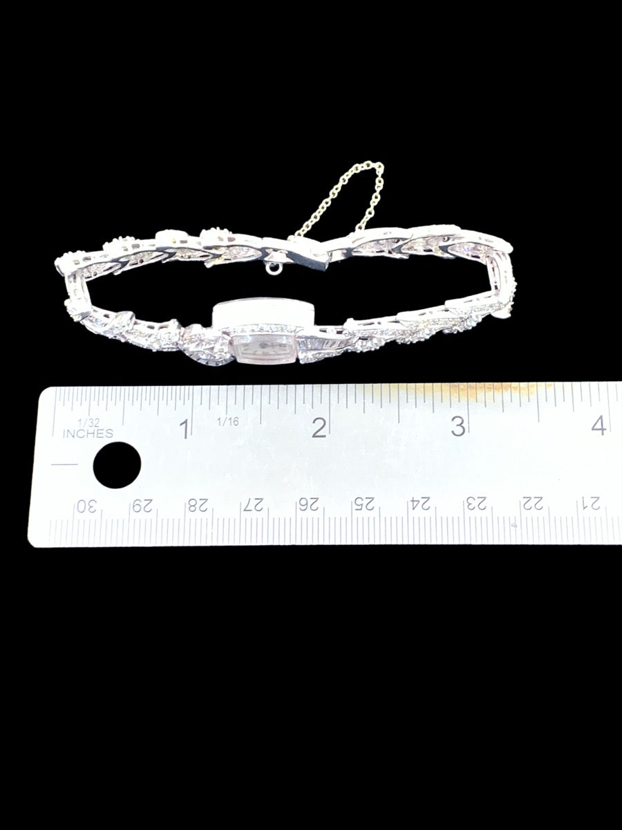 Hamilton Platinum Diamond Analog Watch - 3" - 5.74tcw - 37g