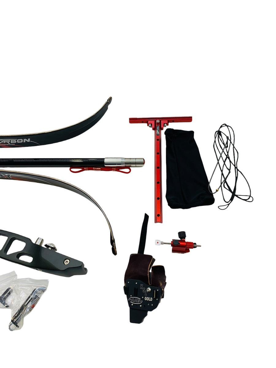 SF Archery Forged + Recurve Bow w/ Premium + Carbon Limbs + Arrows