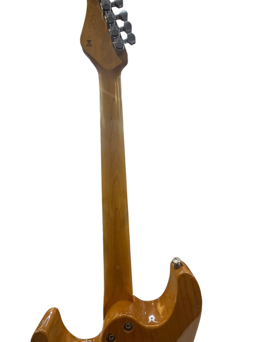 Optek Fretlight 400 Series Strat Style Electric 6 String Guitar Maplewood Color (Rare)