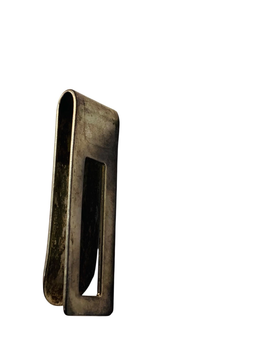 Sterling Silver Italian .925 Money Sign "$" Money Bill Clip