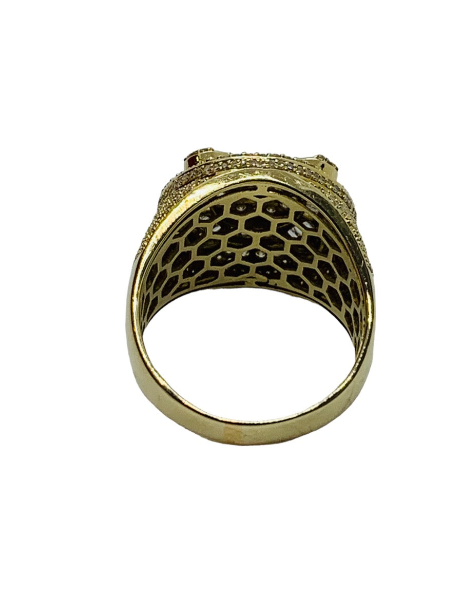 14K Yellow Gold Gentleman's Diamond Ring 9.5 Grams | 4.31 CTW |