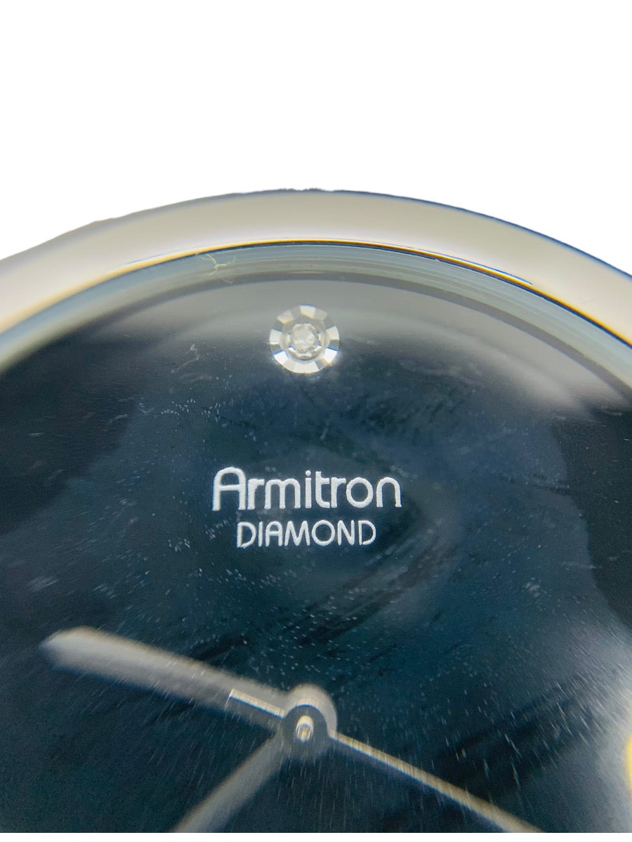Armitron Y121E Watch Black Steel Color