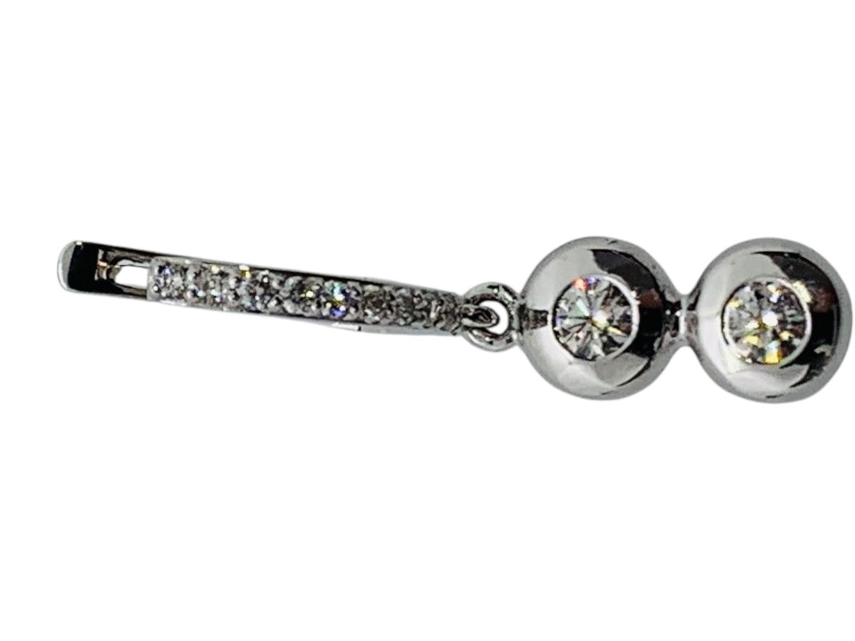 Effy 14K White Gold Diamond Dangling Earrings 3.9 Grams | .60 CTW
