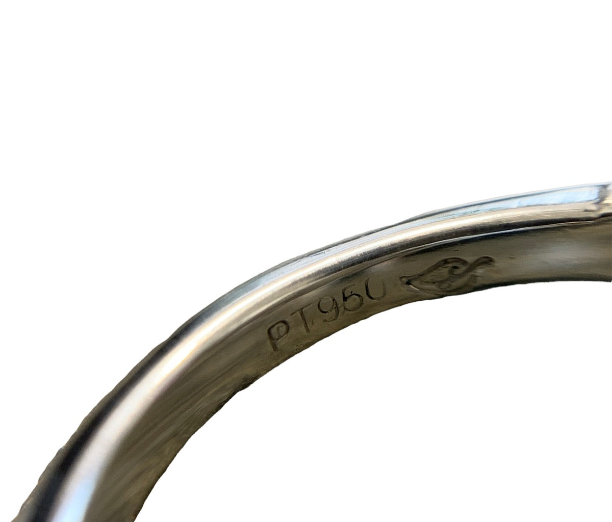 Platinum (950) Women's Opal & Diamond Ring 0.50CT Size 5.5, 9.3 Grams