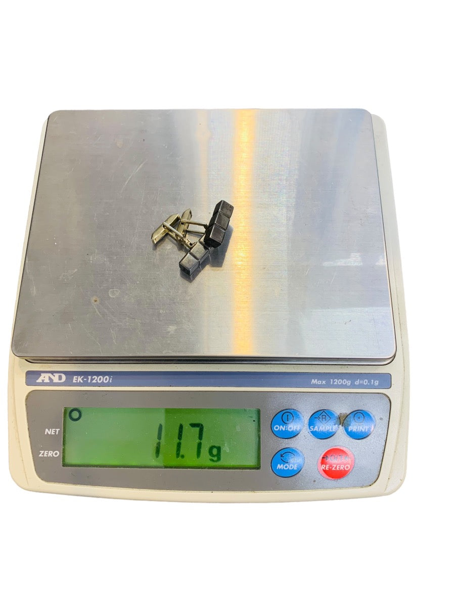 Sterling Silver .925 Women's Cuff Links