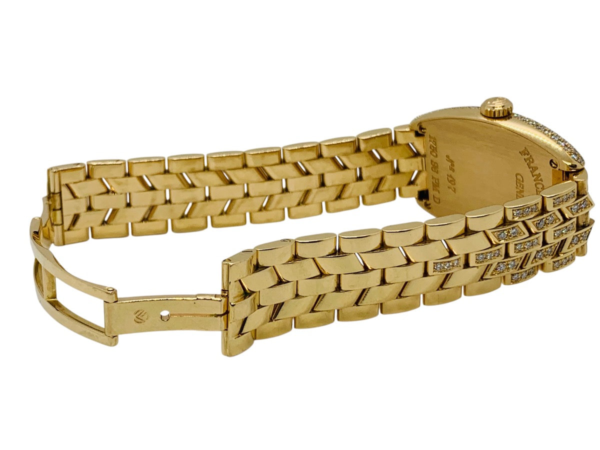 Franck Muller Cintree Curvex 18k Diamonds Ladies Watch | 1750 S6 PM D