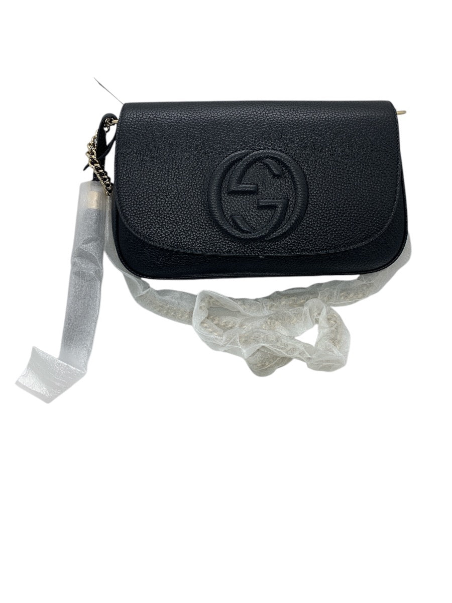Gucci Disco Soho GG Black Chain Cross Body Handbag 536224