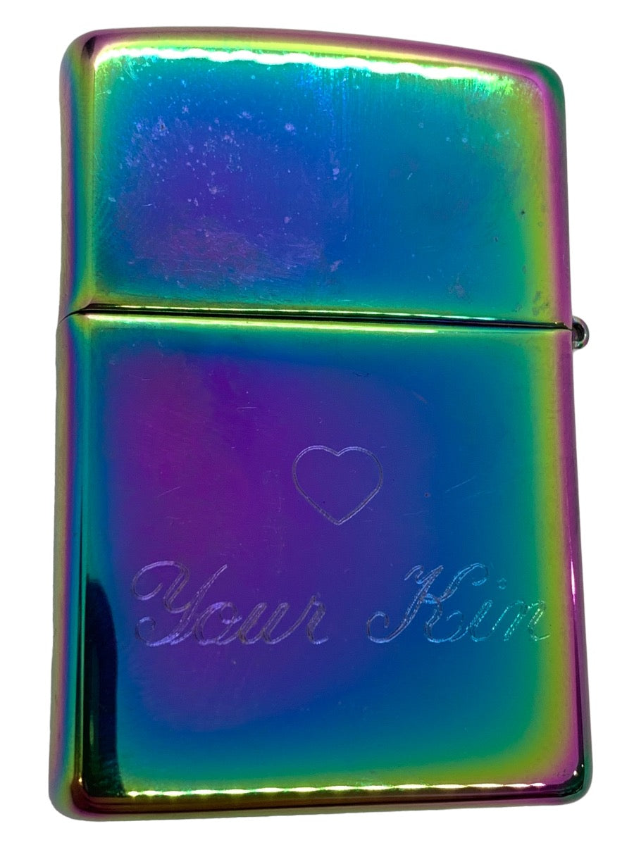 Classic Zippo Multicolor Rainbow Spectrum Lighter (Engraved)